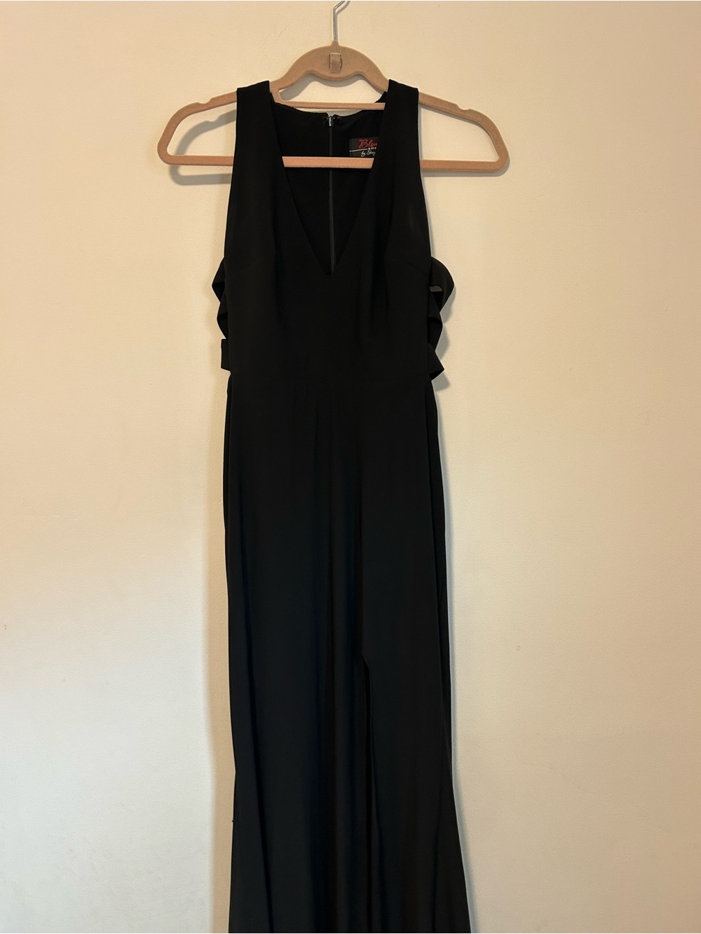 Blondie Nites Black One-Shoulder Evening Jumpsuit